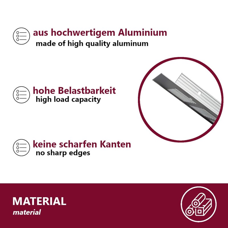 2 x high-quality aluminium ventilation grille for ideal ventilation –