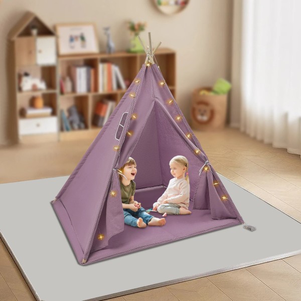 n/a Children's Indoor Playhouse Play Tent With Light for 1-3