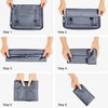Packing Cubes, 9 Set Packing Cubes with Shoe Bag &