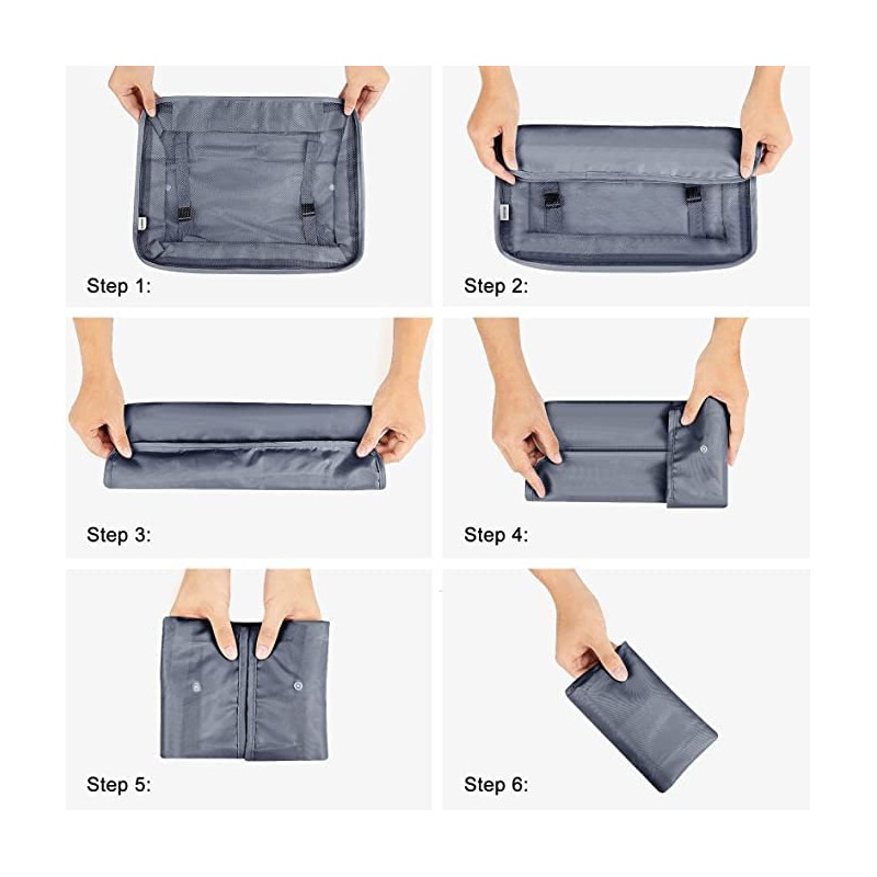 Packing Cubes, 9 Set Packing Cubes with Shoe Bag &