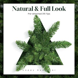 OasisCraft 30 inch Mini Christmas Tree, Tabletop Christmas Tree with Cloth Bag Base, Small Christmas Tree with LED Lights,Battery Operated, Green