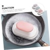 CIYODO 3pcs Dish Scrubber Multipurpose Cleaning Brush Handle Quick-Drying Sponge