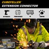 CUBEFELLER® Extension Cord Ends Male Kit, Replacement Plug, 15Amp, 125Volt,