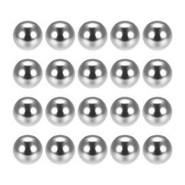 sourcing map G25 Precision Chrome-Plated Steel Bearing Balls 10 mm Pack of 30