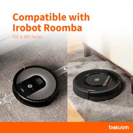 BAKUUM x2 Main Rollers Central Brush for iRobot Roomba 800 and 900 Series Brush for iRobot Roomba