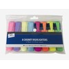 Just Stationery 8 Chunky Highlighters 4 Neon And 4 Pastel