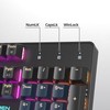 surmen Full Size Creamy Keyboard with Number Pad, 104 Keys