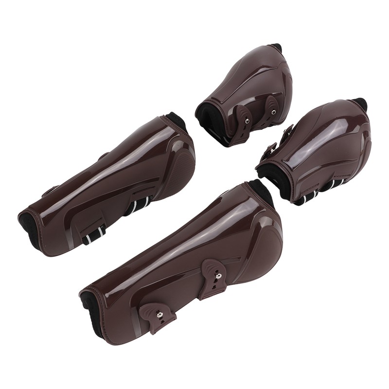 4pcs Horse Tendon Boots Adjustable Thicken Front Hind Horse Leg