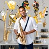 SHADOAMP Saxophone Music Theme Party Decorations, 24 Piece Saxophone Themed
