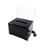 Lockable Donation Box, 15.7 x 11.5 x 10.2 cm, Secure