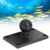 1in Ball Mount Base, Anti Slip AMPS Square Plate Composite