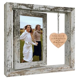 Friend Gifts for Women - No Matter Where We Go - No Matter What We Do - You Will Always Have Me and I Will Always Have You Wood Picture Frame Gifts for Friends Going Away Friendship (Dis Two 6x4 Inch)