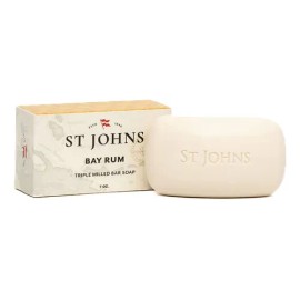 Bay Rum Soap Bar By St Johns. 7 Oz Luxury Mens Bath Soap. 3x