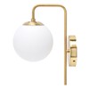 Nordic Modern E27 Glass Ball LED Wall Light Frosted Texture