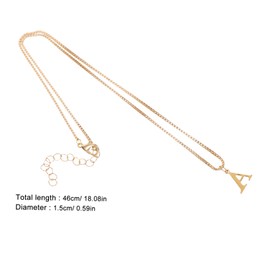 COLLBATH Dainty Letter Pendant Necklace for Women Elegant Initial Jewelry present for Teens and Adults Stylish and Comfortable Versatile Accessory Occasion
