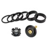 Ieron 9PCS Bicycle Headset Spacer Kit With Stem Top Cap