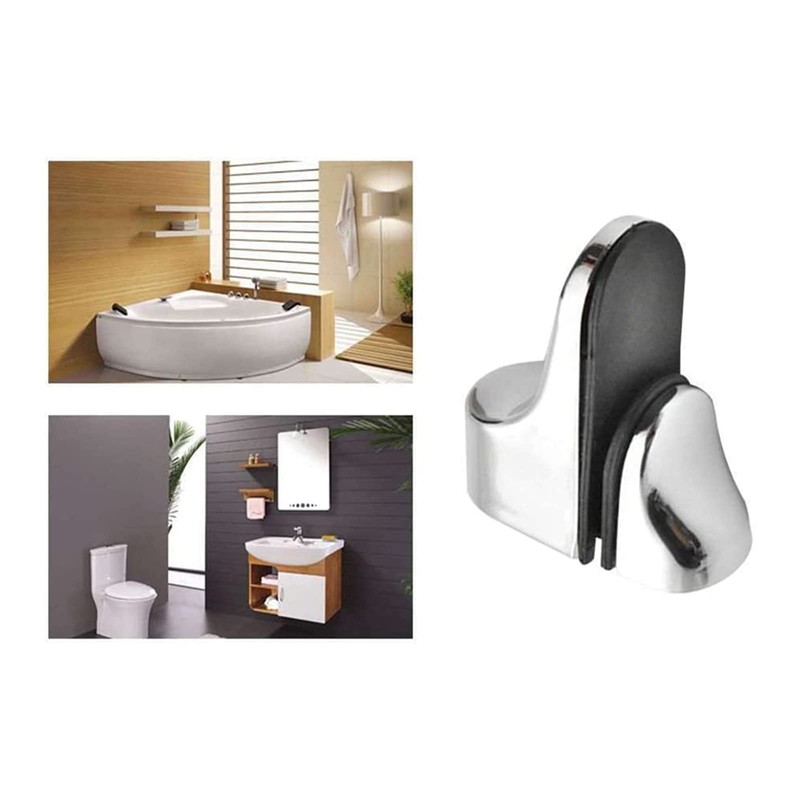 Adjustable Glass Shelf Bracket, Qikuver Adjustable Wood/Glass Shelf Bracket Wall