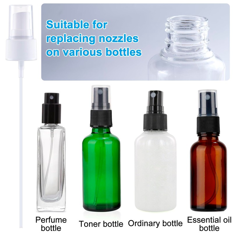 Alpinleux 4 Pcs Spray Bottle Top, Nozzle Sprayer Tops Replacement,