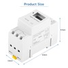 DIN Rail Digital Programmable Timer Switch, THC15A Digital Timer Switch
