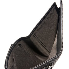 Neu Intelesse Compact Bill (with Coin Pocket) ■Fiber Cure Wallet Twin Carbon, Black x Black