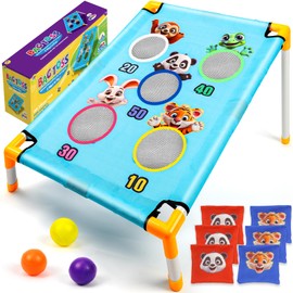 TOY Life Bean Bag Toss Game, Outdoor Toys for Toddlers 3-5, Outdoor Toys for Kids Ages 4-8, Outdoor Kids Toys, Kids Party Games, Outside Toys for Kids Ages 4-8, Outside Toys for Toddlers 3-5