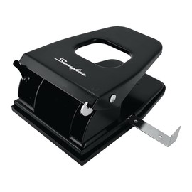 Swingline P2089 Perforadora Ajustable 7/8 cm, 2 Agujeros, Negro