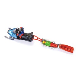 siku 1684 Blister 1684Snow Mobile with Rescue Sledge, Multicoloured