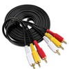 AV Cable 5.9 ft (1.5 m) 3 RCA Male to