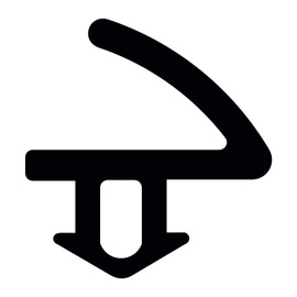 ExtrudaSeal F136 Flipper Gasket Replacement Window Door Draught Excluder Seal - 2m