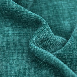 CaliTime Throw Pillow Covers Decorative 18 X 18 Inches Pack of 2 Cozy Chenille Cushion Cases for Couch Sofa Bed Living Room Home Teal