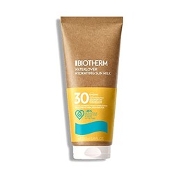 Biotherm Waterlover Hydrating Sun Milk LSF 30, feuchtigkeitsspendende Sonnenschutzmilch f√ºr umfassenden Schutz, wasserfeste Sonnenmilch, 200 ml (Packung mit 2)