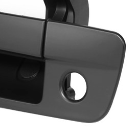 Auto Dynasty [Camera Hole and Keyhole Model] Rear Tailgate Handle Compatible with Ram 1500 2500 3500 09-21, Primered Black