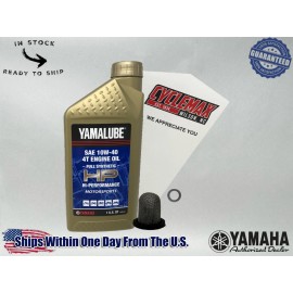 Cyclemax Full Synthetic Oil Change Kit fits 2024 Yamaha RAPTOR 110