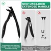 Toenail Clippers for Seniors, CLPPNA Upgraded Long Handle Angled Head