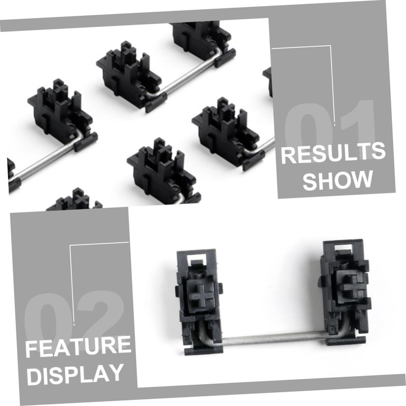 Mobestech 1set Gaming Keyboards Accessory Mount Plate Stabilizer for Keycap