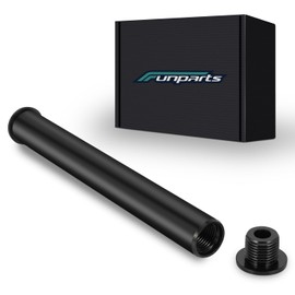 Funparts Front Wheel Axle Titanium Alloy Fork Axle for Sur Ron Surron LBX Electric Dirt Bike Black