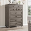 Jocoevol Farmhouse Dresser for Bedroom 7 Drawer Dresser with Deep