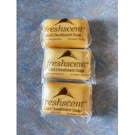 Freshscent Gold Deodorant Soap 3 Bars 5 Oz Made In Guatemala