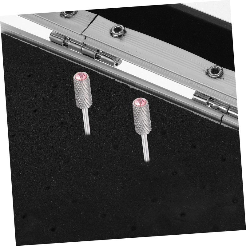 Baluue Nail Drill Bits Set Storage Box Nail Holder Easy