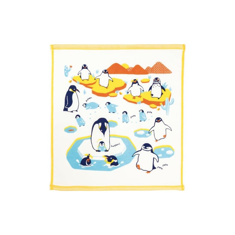 Prairie Dog LSB2024 Zootto Gauze Towel, Handkerchief, Penguin [ZSH-603]