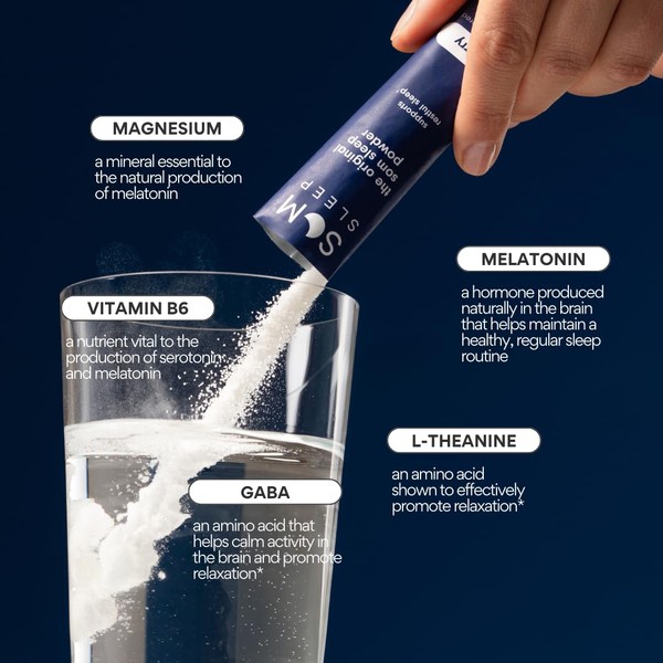 Som Sleep Som Sleep, Restful Calm Sleep Powder Drink Mix,