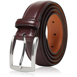 Genuine Leather Dress Belts For Men - Mens Belt For Suits, Jeans, Uniform Belt - Designed in the USA