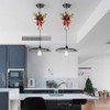 ZOOSSI 5 Inches Steel Light Canopy Kit, Black Ceiling Canopy