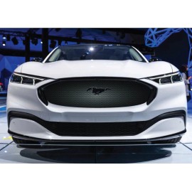 Mustang Fits Ford Mach-E Mustang Grille Vehicle Graphic Wrap US Grid Metal Mesh Diamonds