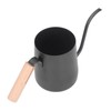 Black Stainless Steel Long Spout Drip Kettle Gooseneck Pour Over