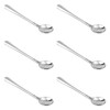 6pcs Tiny Stainless Steel Spoons, 3x0.6 Inch Mini Condiment Spoons