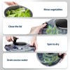 SveBake Stainless Steel Salad Spinner, 4.2 Qt Vegetable Washer, BPA-Free