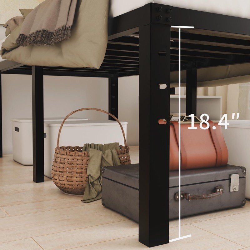HOBINCHE 20 Inch King Size Bed Frame, No Box Spring