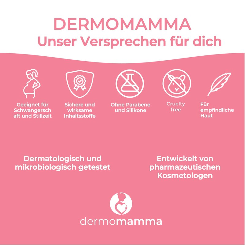 DERMOMAMMA Body Cream with Valuable Anti-Stretch Mark Ingredients - 200