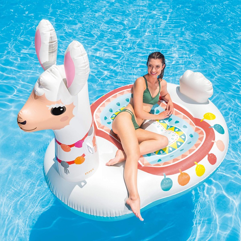 Intex Mega Llama Inflatable Island, 79in x 58in x 68in,